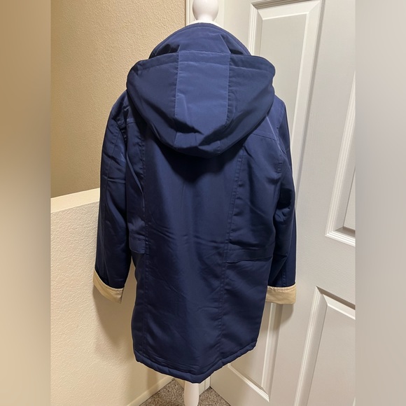 Basic edition, L, women’s blue and tan coat - Picture 4 of 7